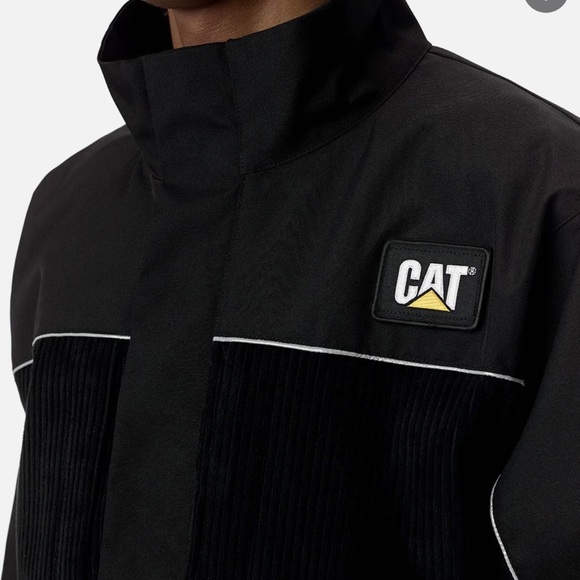 JE X CAT Corduroy Zip Up Jacket / Black -JOHN ELLIOTT